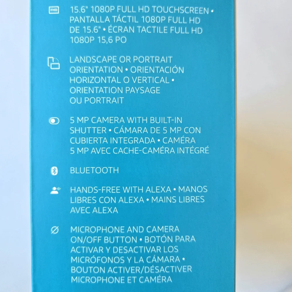 Alexa ECHO SHOW 15 Monitor Full HD Kitchen Hub Tablet Fire TV Screen Smart Home - Picture 5 of 8